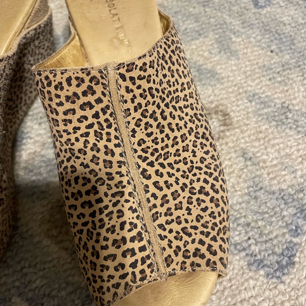 Chocolat Blu wedges size 7.5 animal print 🦒 - Picture 4 of 7